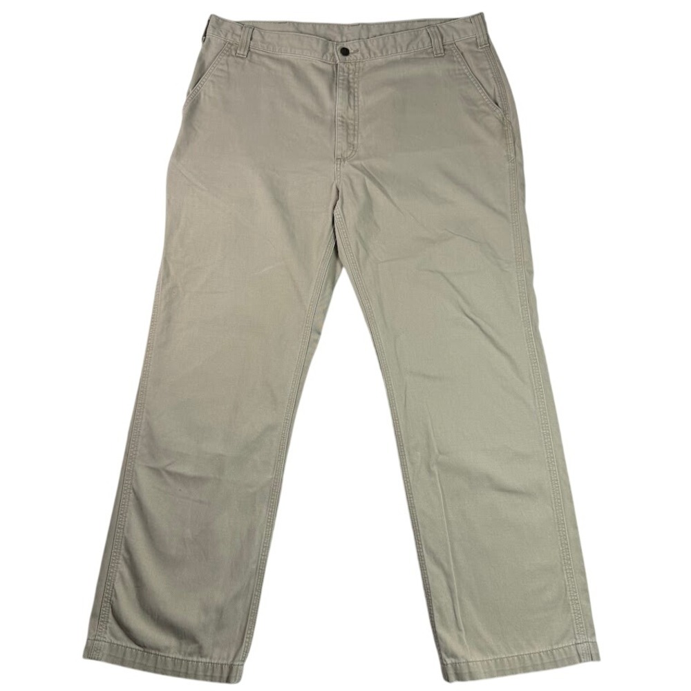 Carhartt Mens Relaxed Fit Canvas Work Pants Tan Khaki 100095-285 40x32 Cargo